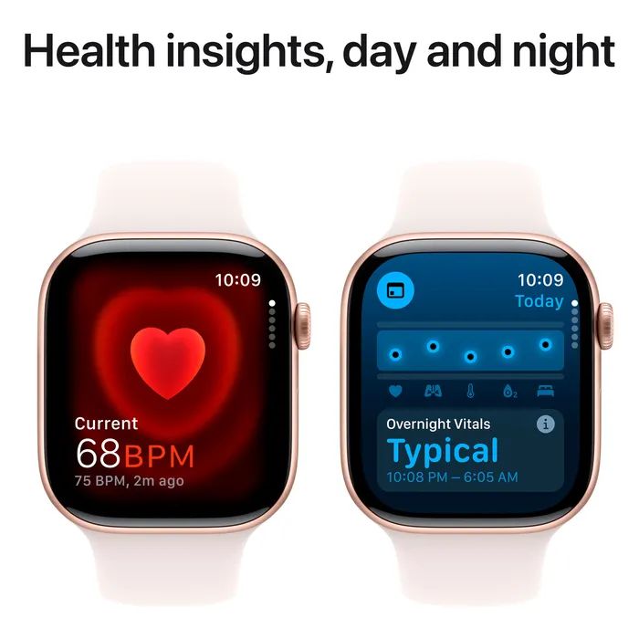 Смарт-часы Apple Watch Series 10 GPS 46mm Jet Black Aluminium Case with Black Sport Band - S/M (MWWP3QH/A) изображение 5