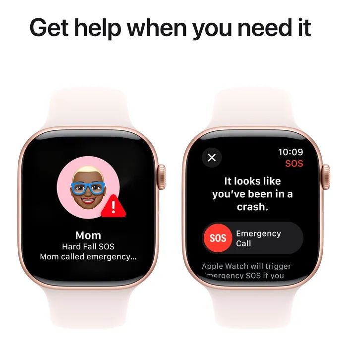 Смарт-часы Apple Watch Series 10 GPS 46mm Jet Black Aluminium Case with Black Sport Band - S/M (MWWP3QH/A) изображение 6