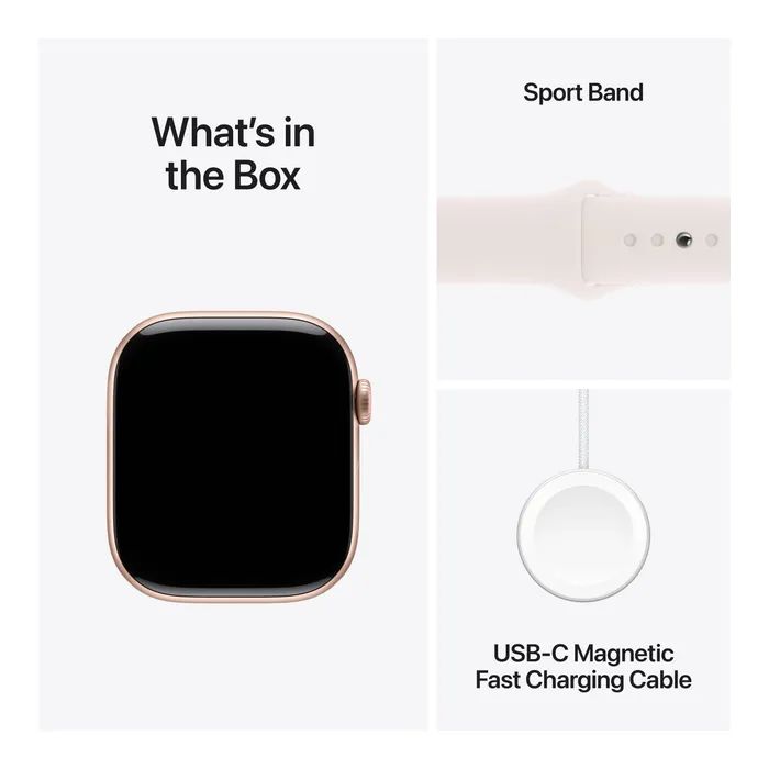 Смарт-часы Apple Watch Series 10 GPS 46mm Jet Black Aluminium Case with Black Sport Band - S/M (MWWP3QH/A) изображение 9