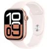 Смарт-годинник Apple Watch Series 10 GPS 46mm Rose Gold Aluminium Case with Light Blush Sport Band - S/M (MWWT3QH/A)