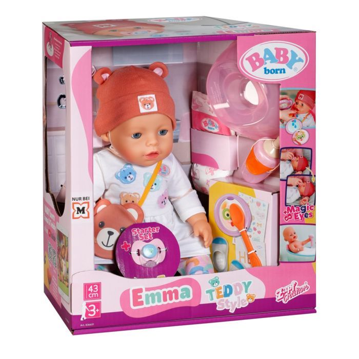 Пупс Zapf Baby Born - Эмма-Тедди 43 см (836651) изображение 8