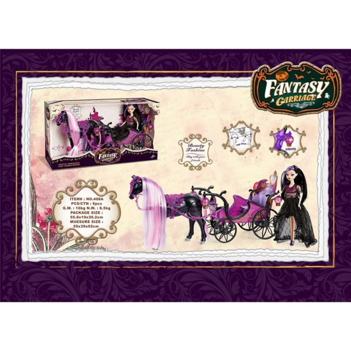 Игровой набор Mountainking Gothic Princess с каретой (6337462)