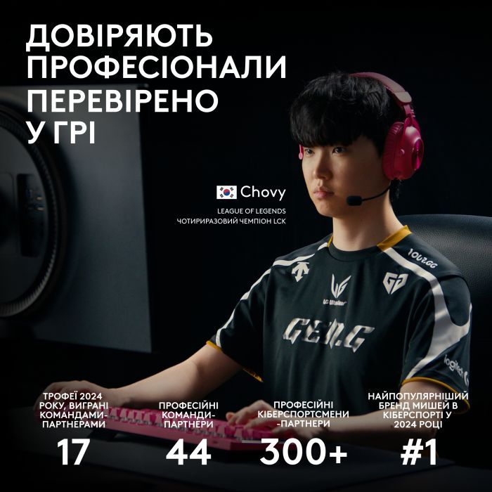Мышка Logitech G Pro 2 Lightspeed Wireless Black (910-007295) изображение 3