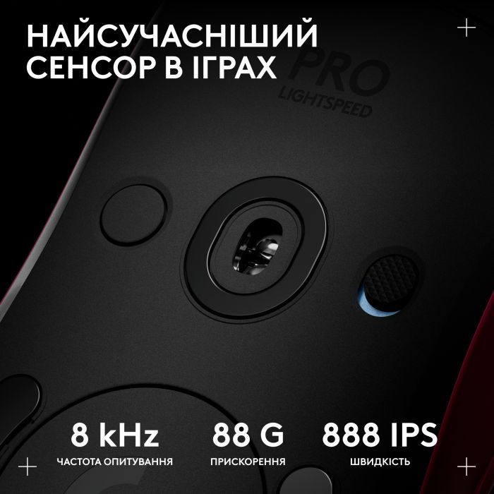 Мышка Logitech G Pro 2 Lightspeed Wireless Black (910-007295) изображение 4