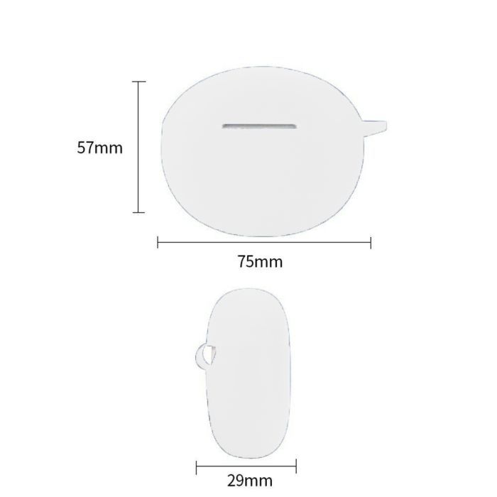 Чохол для навушників BeCover Silicon для Xiaomi Redmi Buds 4 Active Black (710176) зображення 2