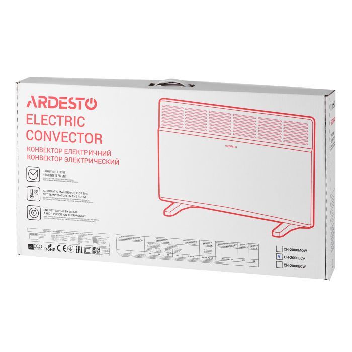 Обогреватель Ardesto CH-2000ECA изображение 8