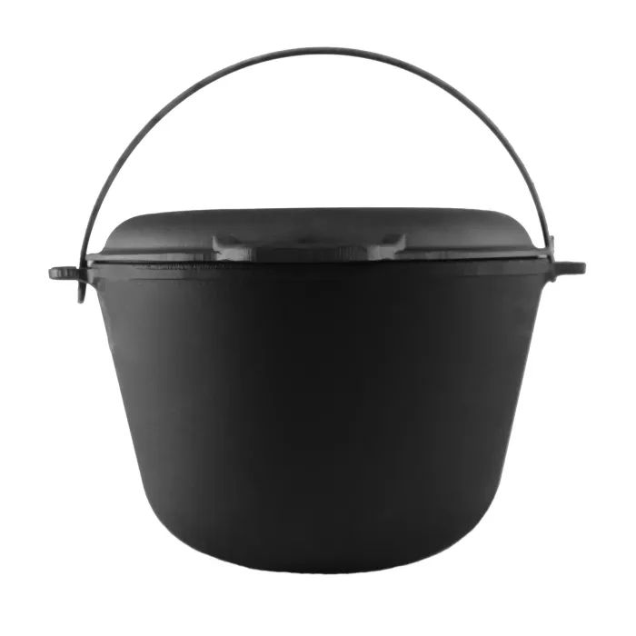 Котел туристический Brizoll чавунний з кришкою-сковородою10 л (KT10-2) изображение 4
