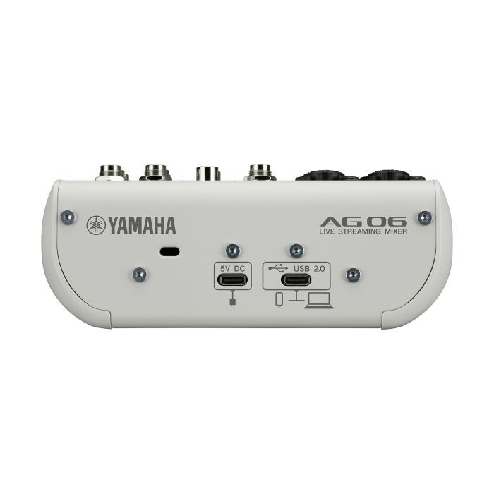 Аудіоінтерфейс Yamaha AG06MK2 White зображення 3
