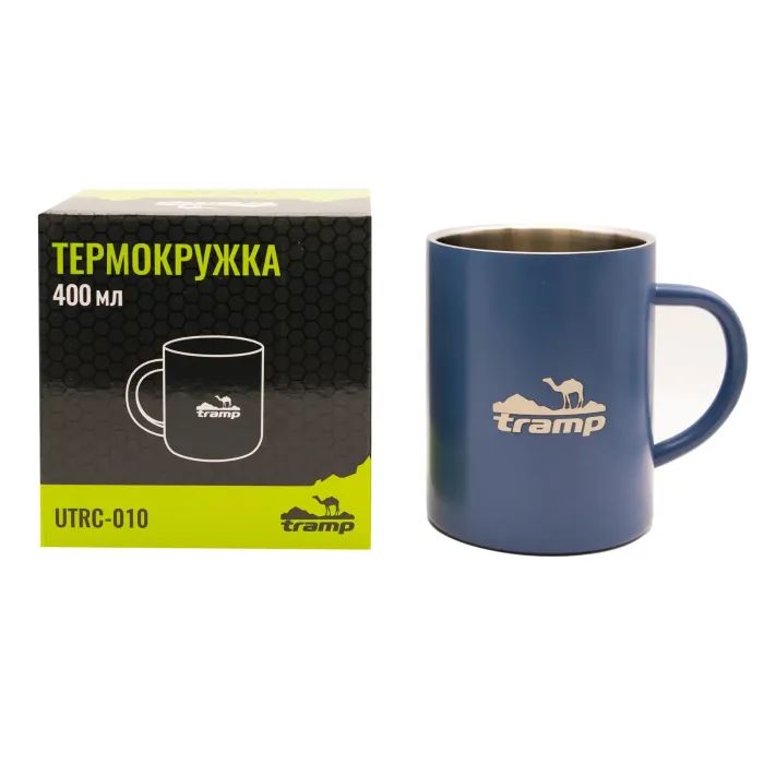 Чашка туристическая Tramp 400 мл Blue (UTRC-010-blue) изображение 4
