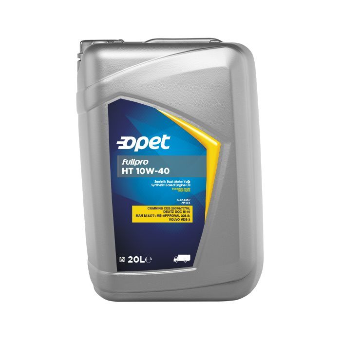 Моторное масло OPET FullPro HT 10W-40, 20л. (601215285)