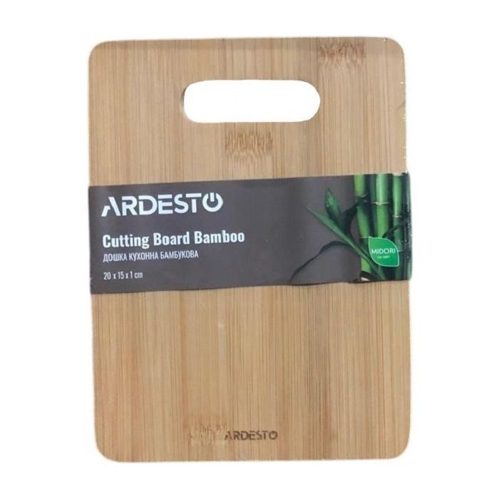 Разделочная доска Ardesto Midori 20 х 15 х 1 см, бамбук (AR1420BA)