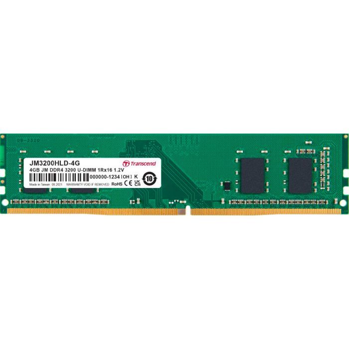 Модуль памяти для компьютера DDR4 4GB 3200 MHz Transcend (JM3200HLD-4G)
