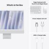 Комп'ютер Apple 24" iMac Retina 4.5K / Apple M4 (10-c/CPU, 10-c/GPU), 16, 256, Silver (MWUU3UA/A) зображення 4