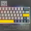 Клавиатура Epomaker EP64 60 Mulan Switch Hot-Swap RGB Wireless/Bluetooth/USB UA White (EP64-W-M) изображение 10