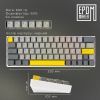 Клавиатура Epomaker EP64 60 Mulan Switch Hot-Swap RGB Wireless/Bluetooth/USB UA White (EP64-W-M) изображение 11