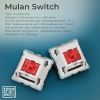 Клавиатура Epomaker EP64 60 Mulan Switch Hot-Swap RGB Wireless/Bluetooth/USB UA White (EP64-W-M) изображение 6