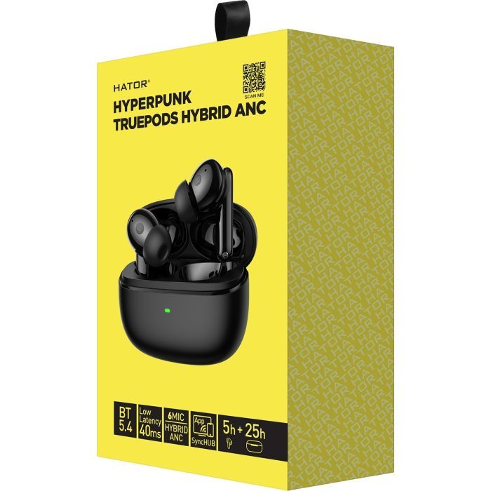 Наушники Hator Truepods Hybrid ANC White (HTA432) изображение 5