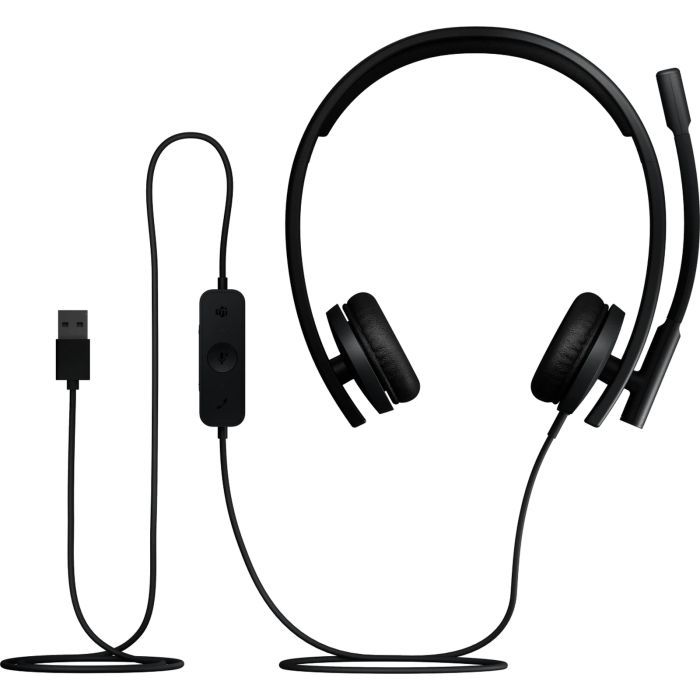 Навушники Logitech H570e Corded for Business Stereo Teams USB-A Black (981-001430) зображення 5