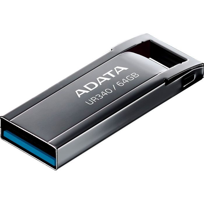 USB флеш накопитель ADATA 64GB UR340 Black USB 3.2 (AROY-UR340-64GBK) изображение 2