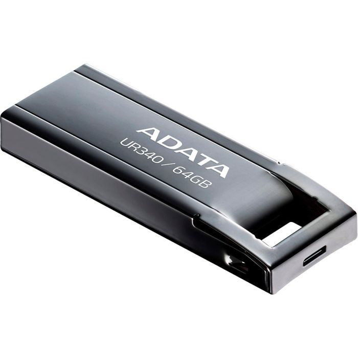 USB флеш накопитель ADATA 64GB UR340 Black USB 3.2 (AROY-UR340-64GBK) изображение 3