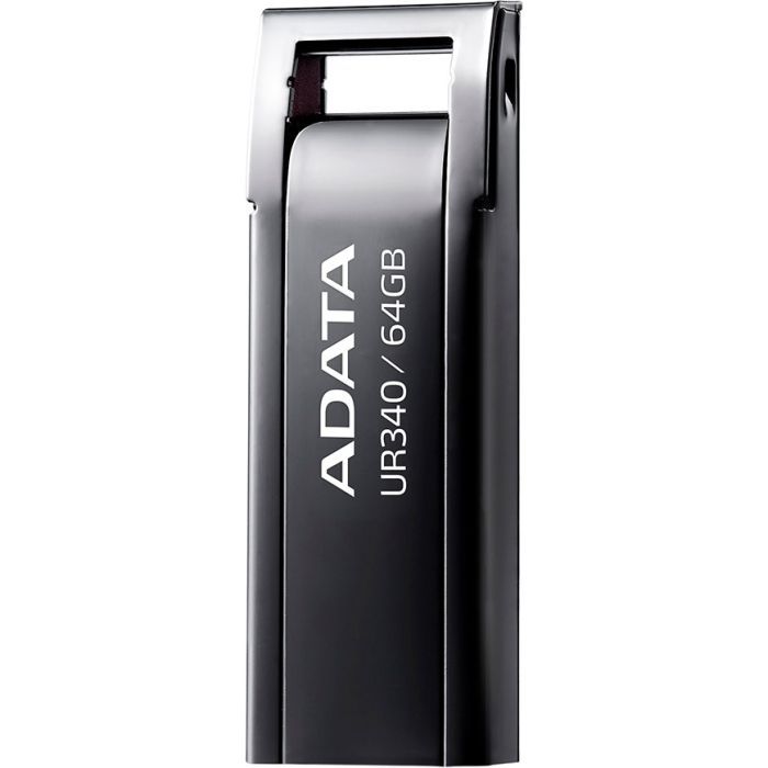 USB флеш накопитель ADATA 64GB UR340 Black USB 3.2 (AROY-UR340-64GBK) изображение 4