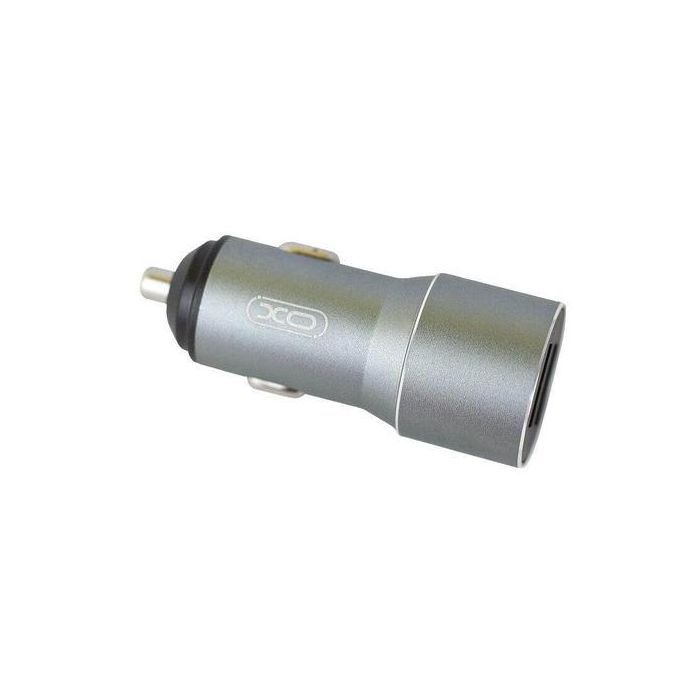 Зарядное устройство XO TZ09 2.4A/2 USB + cable microUSB Grey (XO-TZ09M-GR) изображение 2