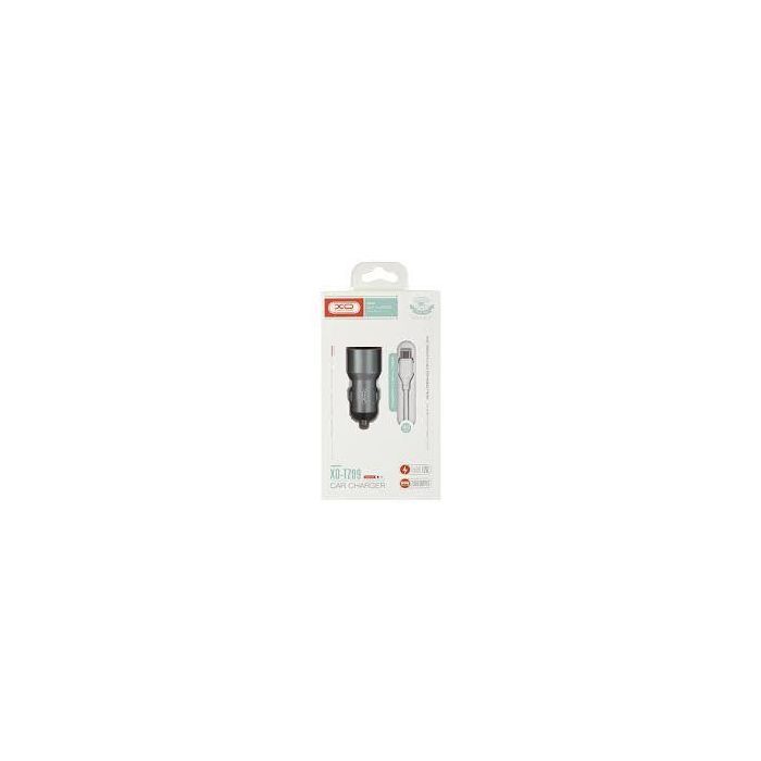 Зарядное устройство XO TZ09 2.4A/2 USB + cable microUSB Grey (XO-TZ09M-GR) изображение 4