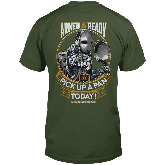 Футболка Jinx PUBG - Pan Man Premium Tee Surplus Green, XL (JINX-9219 GRXL) изображение 2