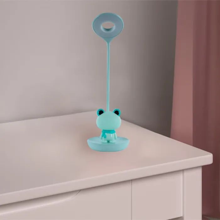 Настольная лампа Kite Froggy LED с аккумулятором, розовая (K24-492-3-2) изображение 6