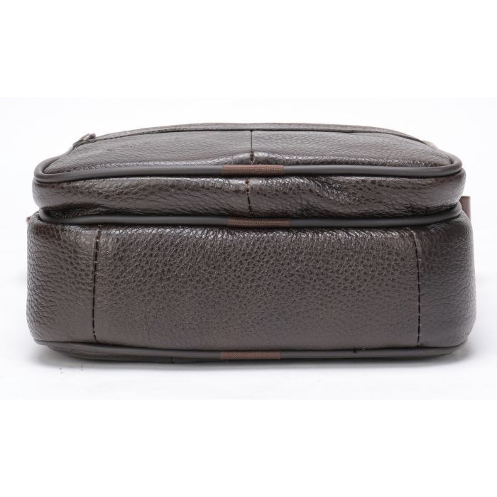 Сумка Vintage Кожаная Коричневая (20346) изображение 8