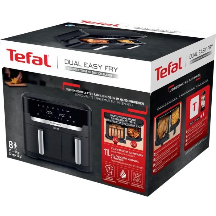 Мультипечь Tefal Dual Easy Fry XXL (EY9428E0) изображение 11