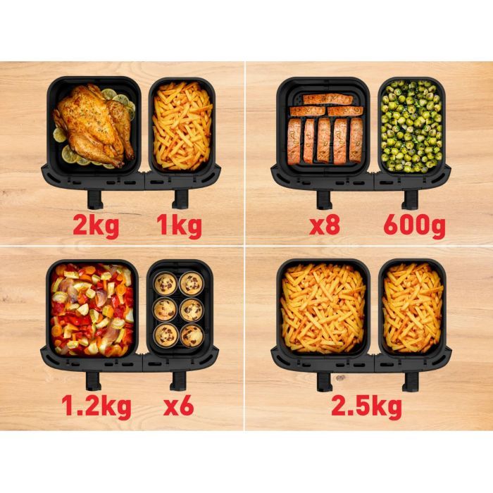 Мультипечь Tefal Dual Easy Fry XXL (EY9428E0) изображение 5