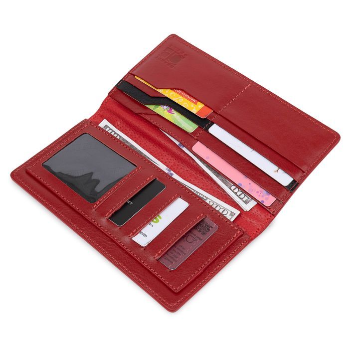 Портмоне Grande Pelle Шкіряне Червоне (11514) зображення 4