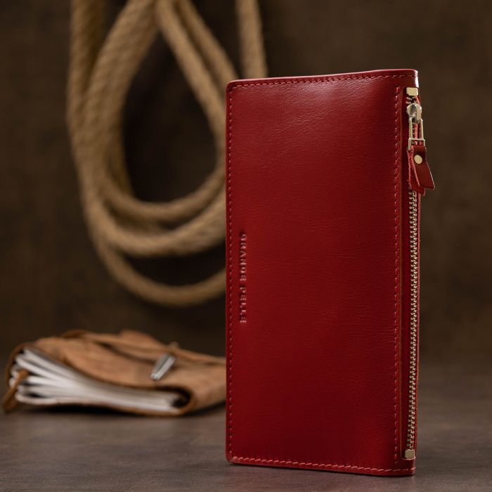 Портмоне Grande Pelle Шкіряне Червоне (11514) зображення 6
