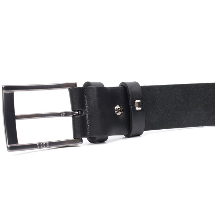 Ремень Grande Pelle Кожаный Черный (11690) изображение 2