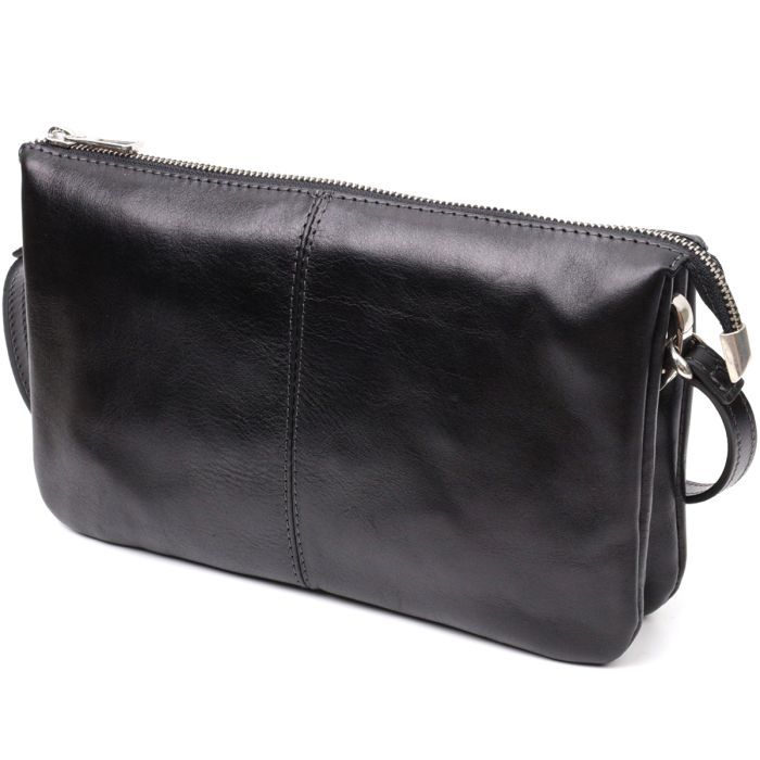 Сумка Grande Pelle Из натуральной кожи Черная (11657) изображение 5