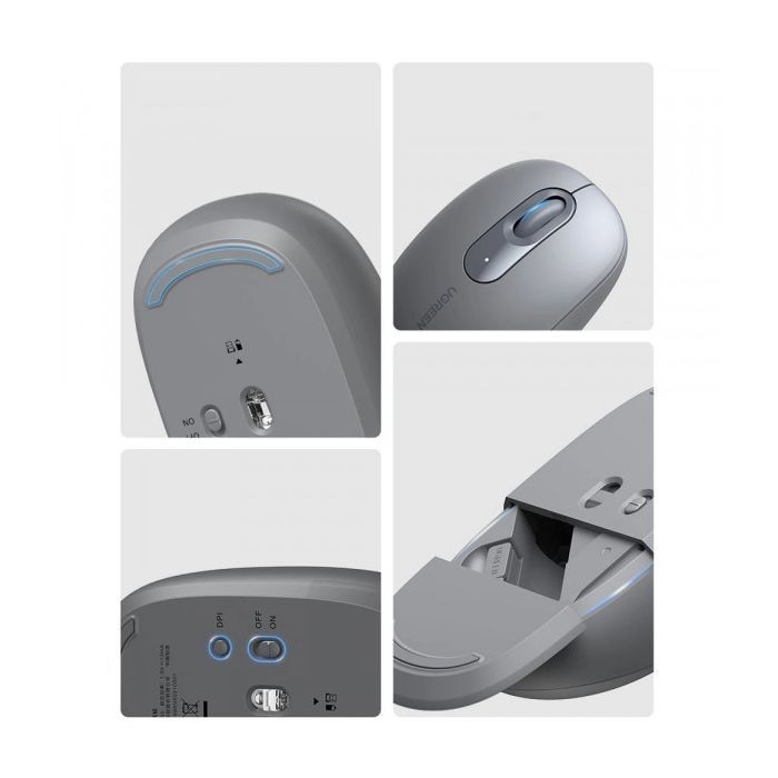 Мышка Ugreen MU105 Wireless Light Blue (90671) изображение 4