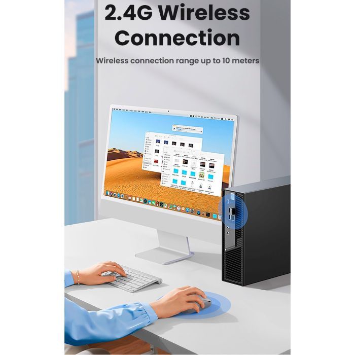 Мышка Ugreen MU105 Wireless Light Blue (90671) изображение 9