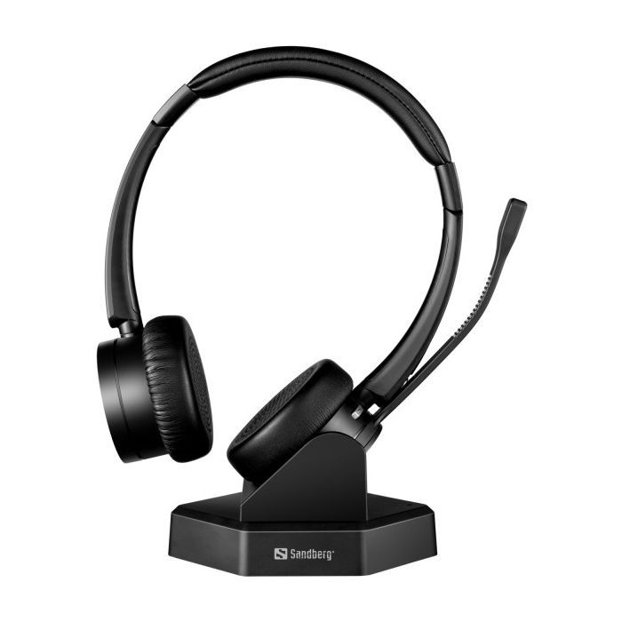 Наушники Sandberg Wireless Office Headset Pro+ Bluetooth Black (126-18) изображение 2