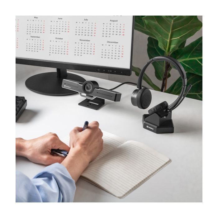 Наушники Sandberg Wireless Office Headset Pro+ Bluetooth Black (126-18) изображение 6