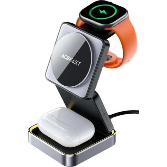 Зарядное устройство Acefast Wireless QI 3in1 15W E20 (6974316283478) изображение 4