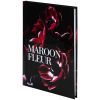 Книга записная Axent Maroon fleur А5, 96 листов, клетка, твердая обложка (8459-1-A) изображение 2