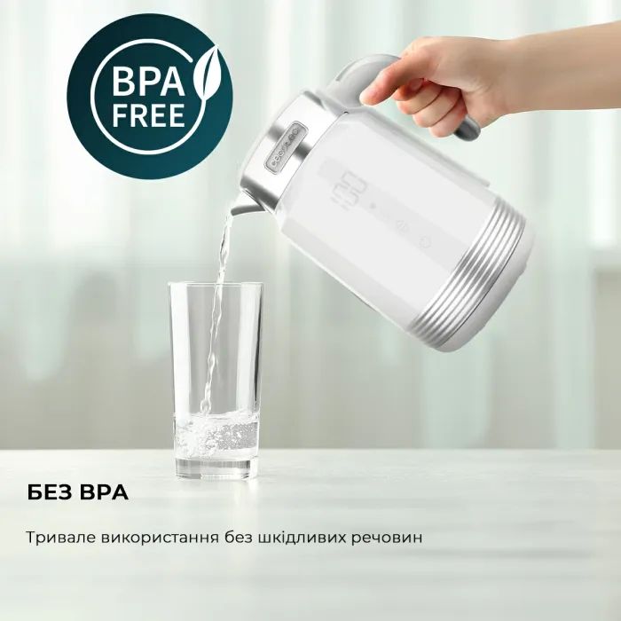 Электрочайник Cecotec ThermoSense 600 Touch White (CCTC-01749) изображение 5