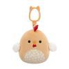 Брелок Squishmallows на клипсе - Петушок Рути 9 см (SQCP00465)