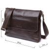 Сумка Grande Pelle Кожаная мужская Коричневая (11430) изображение 3
