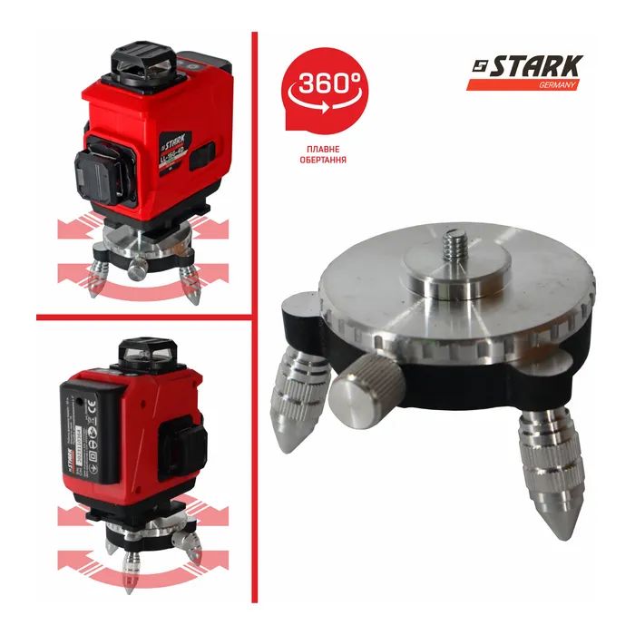 Лазерный нивелир Stark LL-16G-4D (290080130) изображение 3