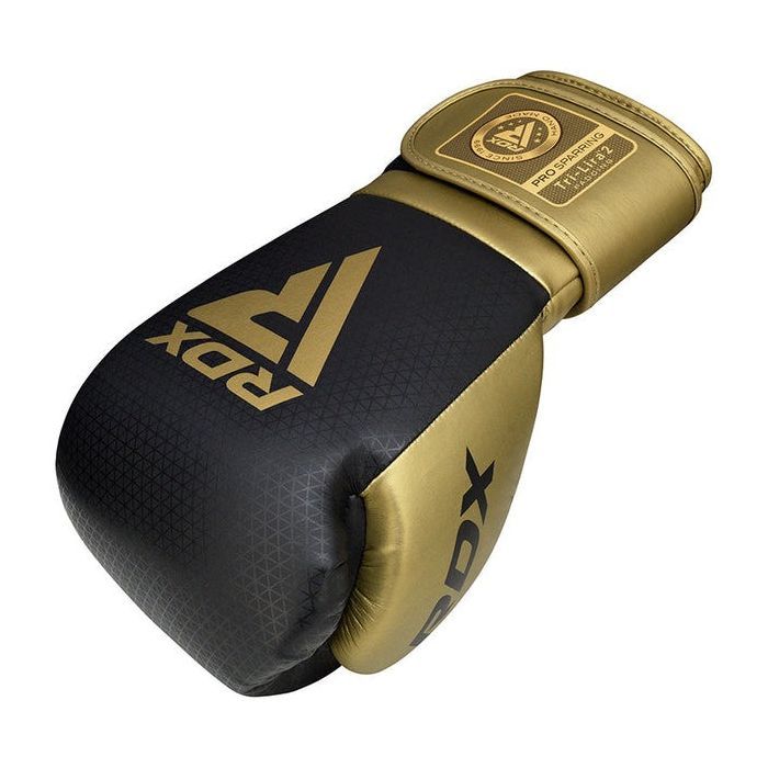 Боксерські рукавички RDX Mark Pro Sparring TRI Lira 2 Golden 10 унцій (BGM-PSTL2G-10OZ) зображення 3