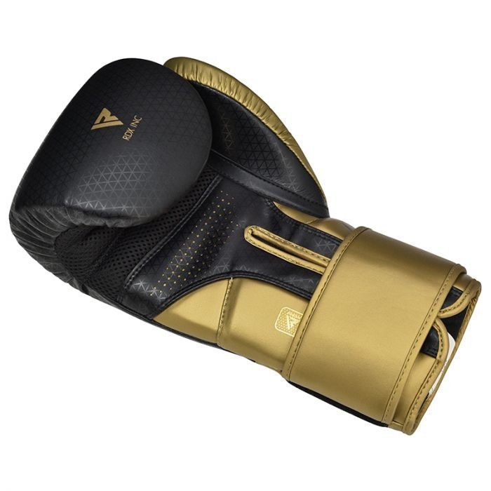 Боксерські рукавички RDX Mark Pro Sparring TRI Lira 2 Golden 10 унцій (BGM-PSTL2G-10OZ) зображення 4