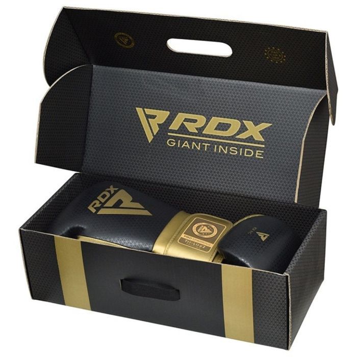 Боксерські рукавички RDX Mark Pro Sparring TRI Lira 2 Golden 10 унцій (BGM-PSTL2G-10OZ) зображення 8