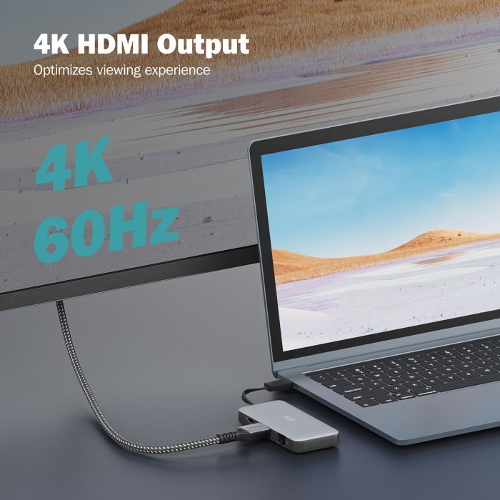 Порт-реплікатор Digitus USB-C > HDMI/2xUSB-A/USB-C/SD/MicroSD/RJ54 (DA-70914) зображення 10